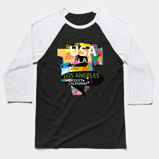 USA Los Angeles LAX Baseball T-Shirt